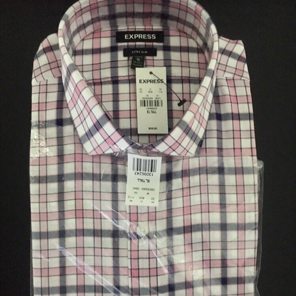 New Men’s XL Express Button down shirt - Picture 1 of 2